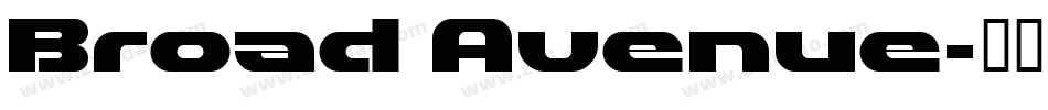 Broad Avenue字体转换
